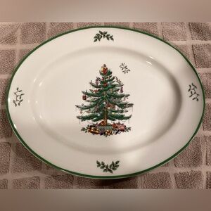 Spode Christmas Tree 12” Oval Platter
